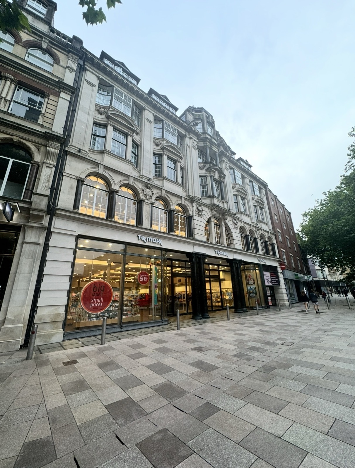High-street retail site - representative European retail rollout location